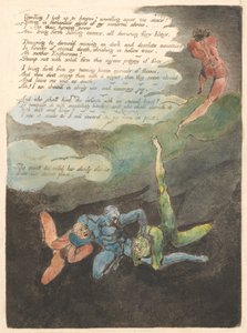 Europe. Une prophétie, Planche 4, À contrecoeur je lève les yeux... (Bentley 5)